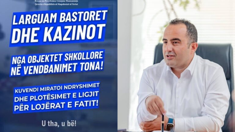 Dislokimi i bastoreve dhe kazinove, Shaqiri: Arritëm një premtim që është në të mirë të nxënësve dhe familjeve