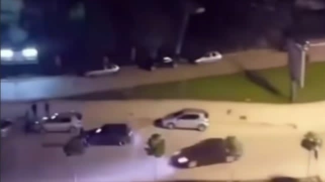 Shoferi i “tërbuar” me veturë e shkatërroi pemën në Tetovë