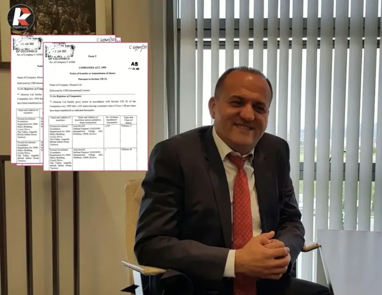 KosovaNews: Vajza e Blerim Devollit pronësinë e qumështores Vita e ka të regjistruar në Maltë me pasaportë të Serbisë