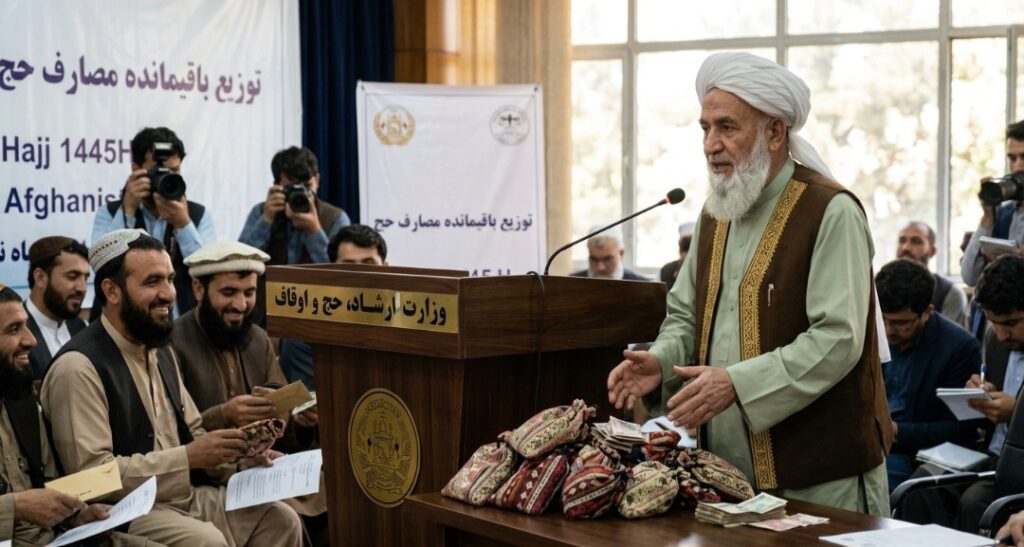 Ministria e Haxhit në Afganistan u kthen haxhilerëve paratë e mbetura nga shpenzimet