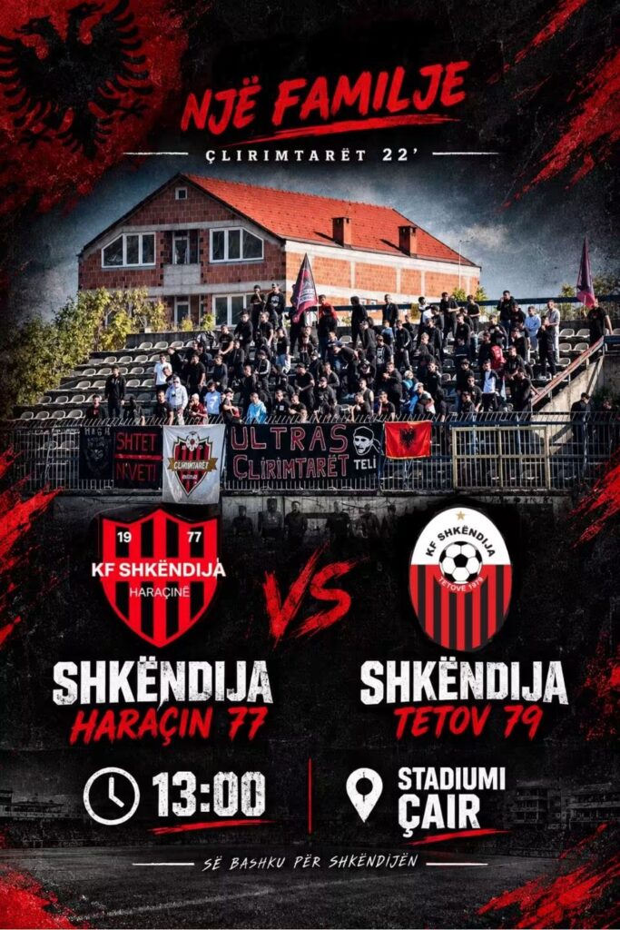  Çlirimtarët  e Haraçinës  Nëse  Ballistëve  ju ndalohet hyrja edhe ne e braktisim stadiumin