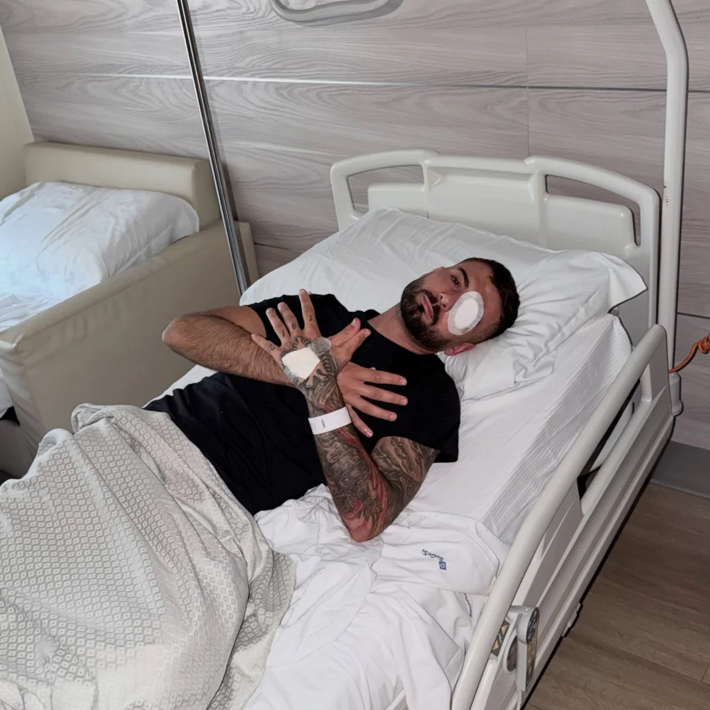 U plagos rëndë në sy gjatë protestës, Vishkulli reagon pas operacionit në Itali: Po përballem me një tjetër sfidë