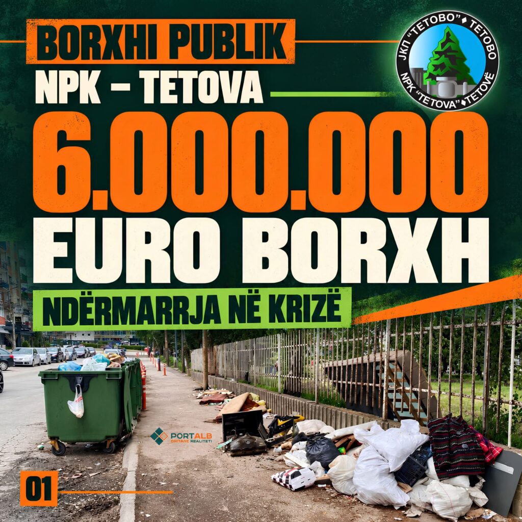 BDI Tetovë  Fitimi te koncesioneri privat  Saubermacher   borxhet te ndërmarrja publike NKP  Tetova 