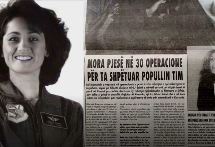 Faruza Kallaba, pilotja shqiptaro-amerikane që mori pjesë në 30 aksione gjatë bombardimeve të NATO-s