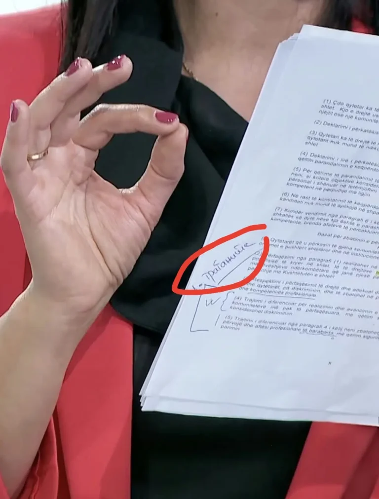Saranda Imeri Stafai zë “mat” Arta Bilallin: “Граѓаните” është thjesht lapsus, apo edhe shqipen po e trajtoni kaq pa kujdes?!