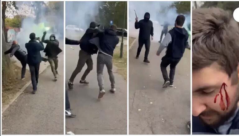 Rrahje para një vendvotimi në Serbi, përdoren shkopinj dhe flakadanë, ka të lënduar