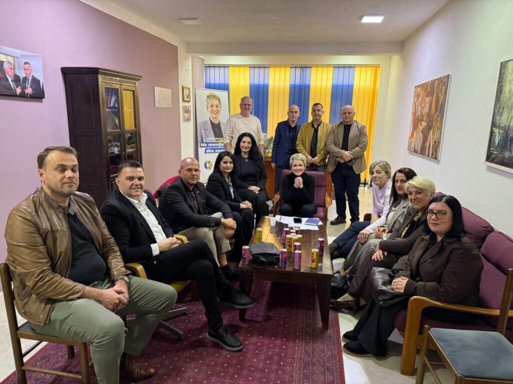 Funksionarë të VLEN-it vizitojnë Preshevën, mbështetje për “Koalicionin shqiptar”
