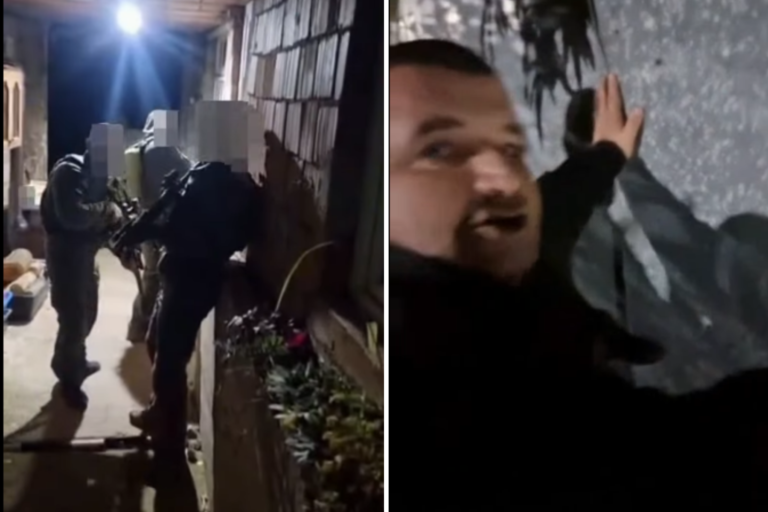 Momenti kur Policia arreston Albert Sylajn në Deçan – dyshohet për vrasjen e kunatës së tij, Arlinda Zekajt, në Pejë