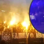 Rrahje masive mes tifozëve maqedonas në Shkup, një i plagosur